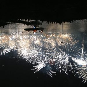 Floating docks for fireworks