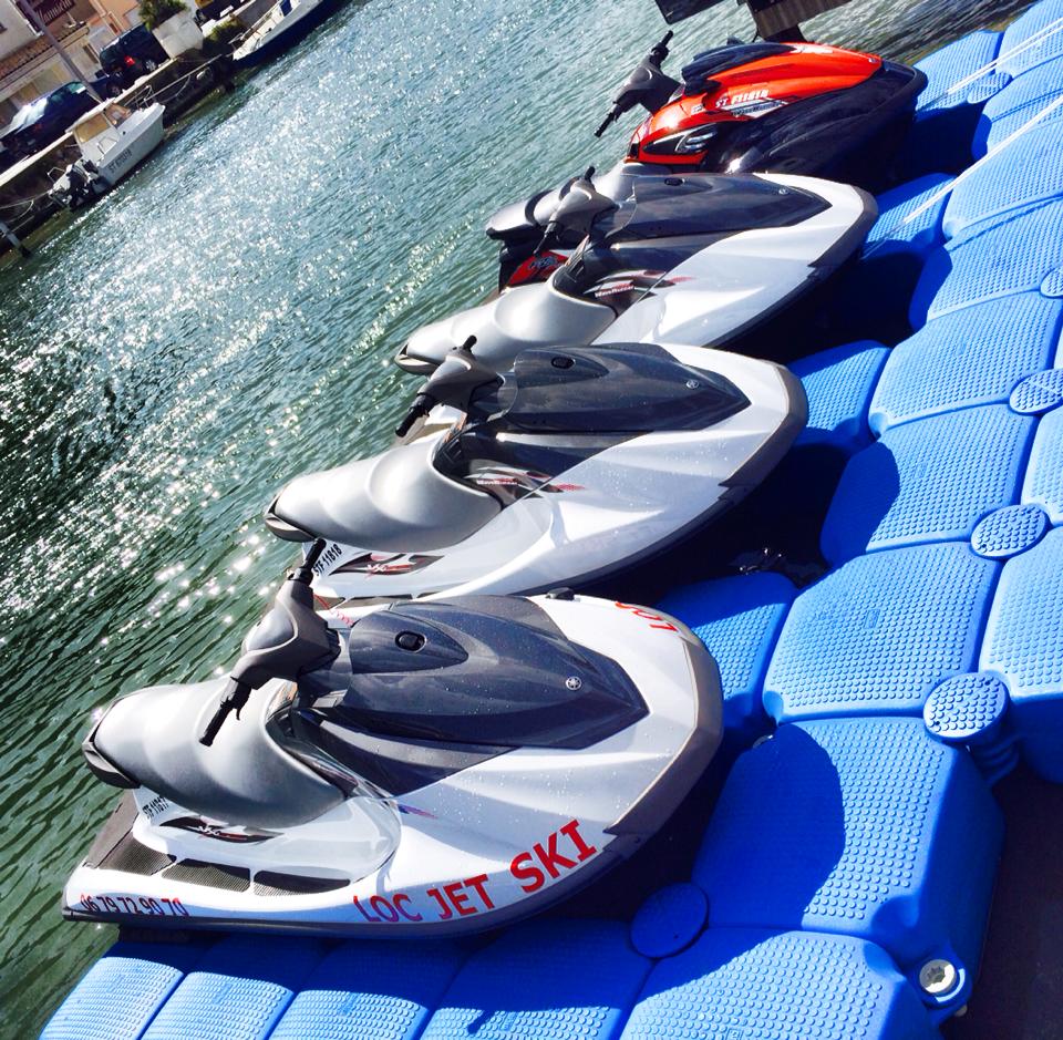 ponton flottant