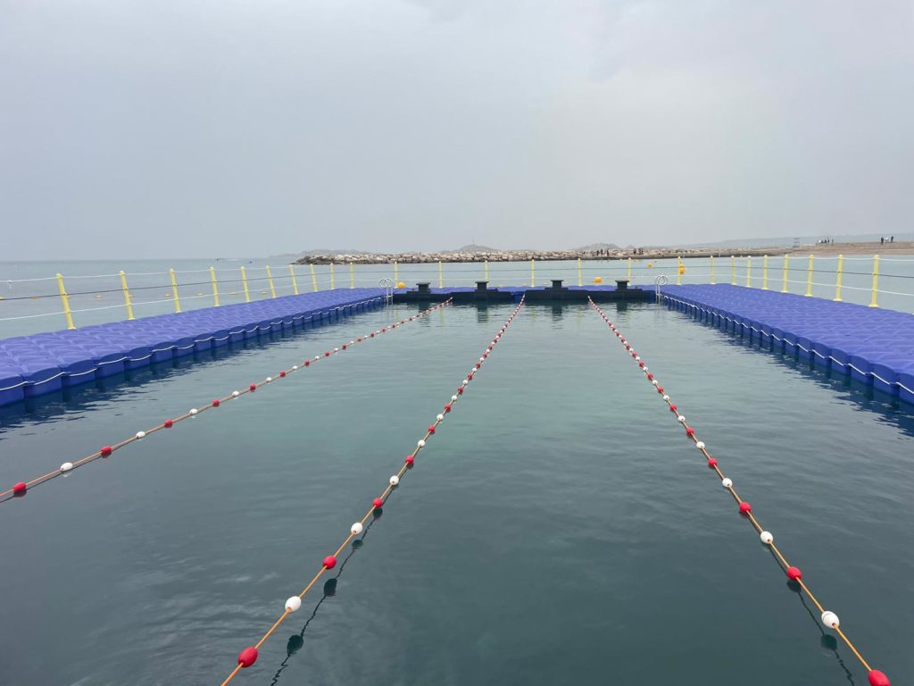 PONTON FLOTTANT CUBISYSTEM - PISICNE EN MER
