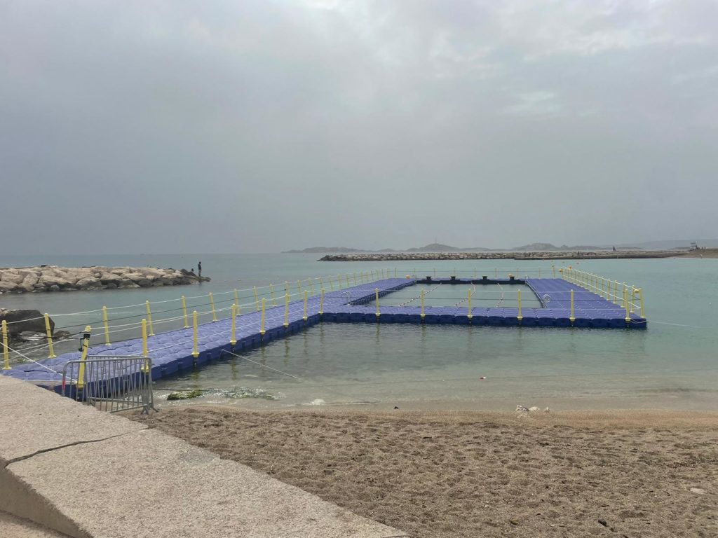 PONTON FLOTTANT CUBISYSTEM - PISCINE EN MER