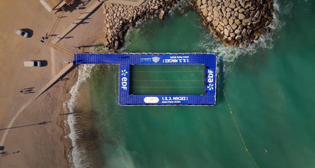 PONTON FLOTTANT CUBISYSTEM - PISCINE EN MER