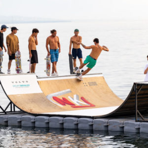 PONTON FLOTTANT CUBISYSTEM - SKATEPARK