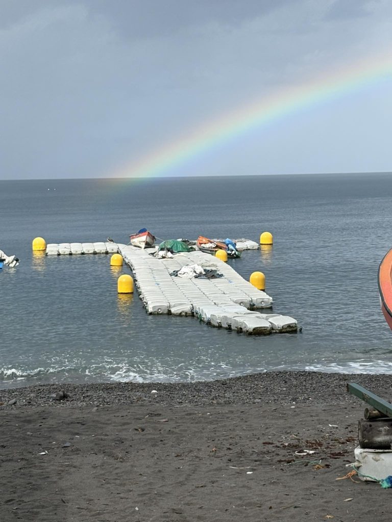 Pontons flottants